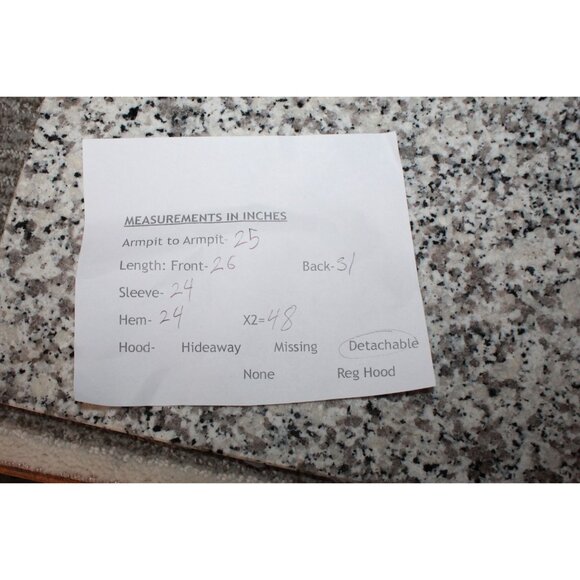 LL Bean Olive Green Nylon Insulated Hooded Outdoor Jacket Size L - Picture 11 of 11